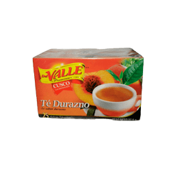 TE DURAZNO X 25 SB DEL VALLE