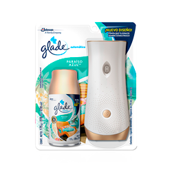 AROMATIZANTE GLADE AUTOMATIC FULL PARAIZO AZUL EQ 175GR