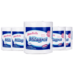 PAPEL TOALLA BLANCO MILAGROS X 6UND.