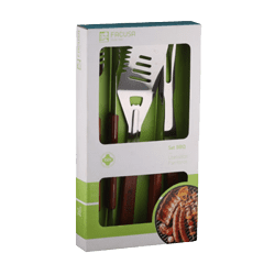 SET DE UTENSILIOS (CJA-PA*4/2) X 4BBQ-MPC FACUSA