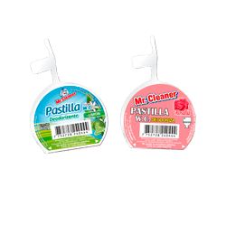 PASTILLA PERFUMADA MR CLEANER FRESA LIMON ROSALIA 60GR.