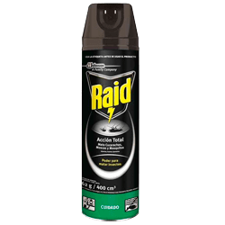 INSECT. RAID ACCION TOTAL SPRAY 400CC