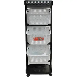 RACK MULTIUSO PREMIUM 3 NIVELES JORPLAST