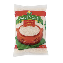 ARROZ VALLE NORTE SUPERIOR BLSA 750GR.