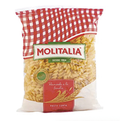 FIDEOS MOLITALIA TORNILLO CHICO #76 250GR.