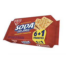 GALLETA SODA SAN JORGE PACK 7UNID X 280GR