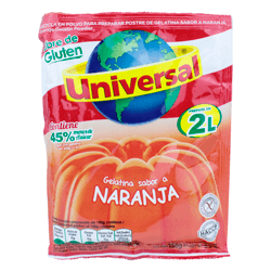 GELATINA UNIVERSAL NARANJA 150GR.