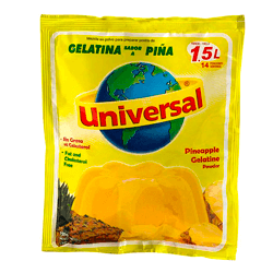 GELATINA UNIVERSAL PIÑA SOBRE 150GR