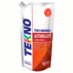 CERA AUTOB. ROJA TEKNO DOYPACK 330ML.