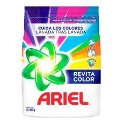 DETERG. ARIEL REVITACOLOR BLSA 800 GR