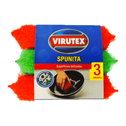 ESPONJA SPUNITA X 3 VIRUTEX