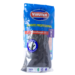 GUANTE VIRUTEX NEGRO C25 T - 8