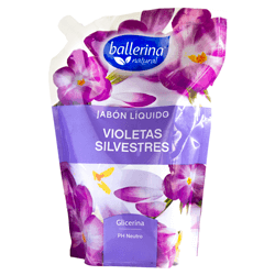 JABON LIQ BALLERINA VIOLETAS DP 900ML.