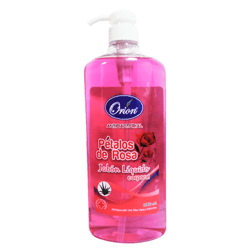 JABON LIQ. ORION ANTIBACTERIAL PETALOS DE ROSA 1L.