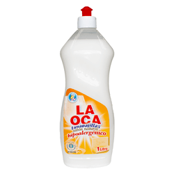 LAVAVAJ. LIQ. AL JABON NATURAL - 1 LT. LA OCA-NEW POWER