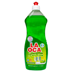 LAVAVAJ. LIQ. ANTIBAC. MANZANA - 1 LT. LA OCA