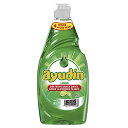 LAVAVAJ. LIQ. AYUDIN LIMON 900 ML.