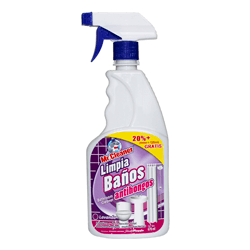 LIMPIA BAÑOS LAVANDA ANTIHONGOS MR CLEANER FCO GAT 670ML.