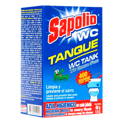 PASTILLA DE BAÑO SAPOLIO WC TANQUE AZUL 45GR.