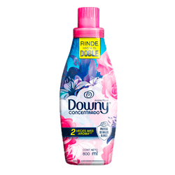 SUAVIZANTE DE ROPA DOWNY LIBRE DE ENJUAGUE  FLORAL 800ML.