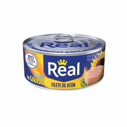 FILETE DE ATUN REAL EN ACEITE GIRASOL LTA 170GR.