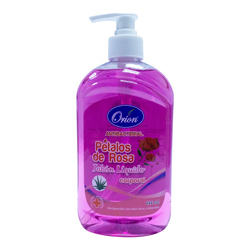 JABON LIQ. ORION PETALOS DE ROSA 444 ML.