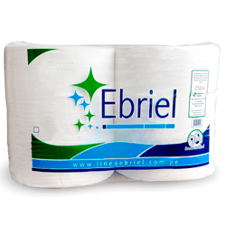 PAPEL TOALLA JUMBO EBRIEL BLANCO X 2 ROLLOS 200MT