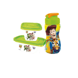 SET ESCOLAR TOY STORY (BEBETD 350ML, TAP BIOF CUAD- 0.28, TAP BIOF REC 0.325LT) REY