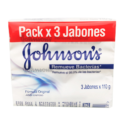 JABON JOHNSON ADULTO ANTIBACTERIAL ORIG. T/PACK 110GR