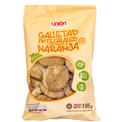 GALLETA DE NARANJA INTEGRAL UNION BLSA 195 GR